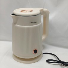 1-Liter Double Wall Electric Hot Water Kettle, Tea Kettle with Stainless Steel Interior, One Touch Operation to Boil Water